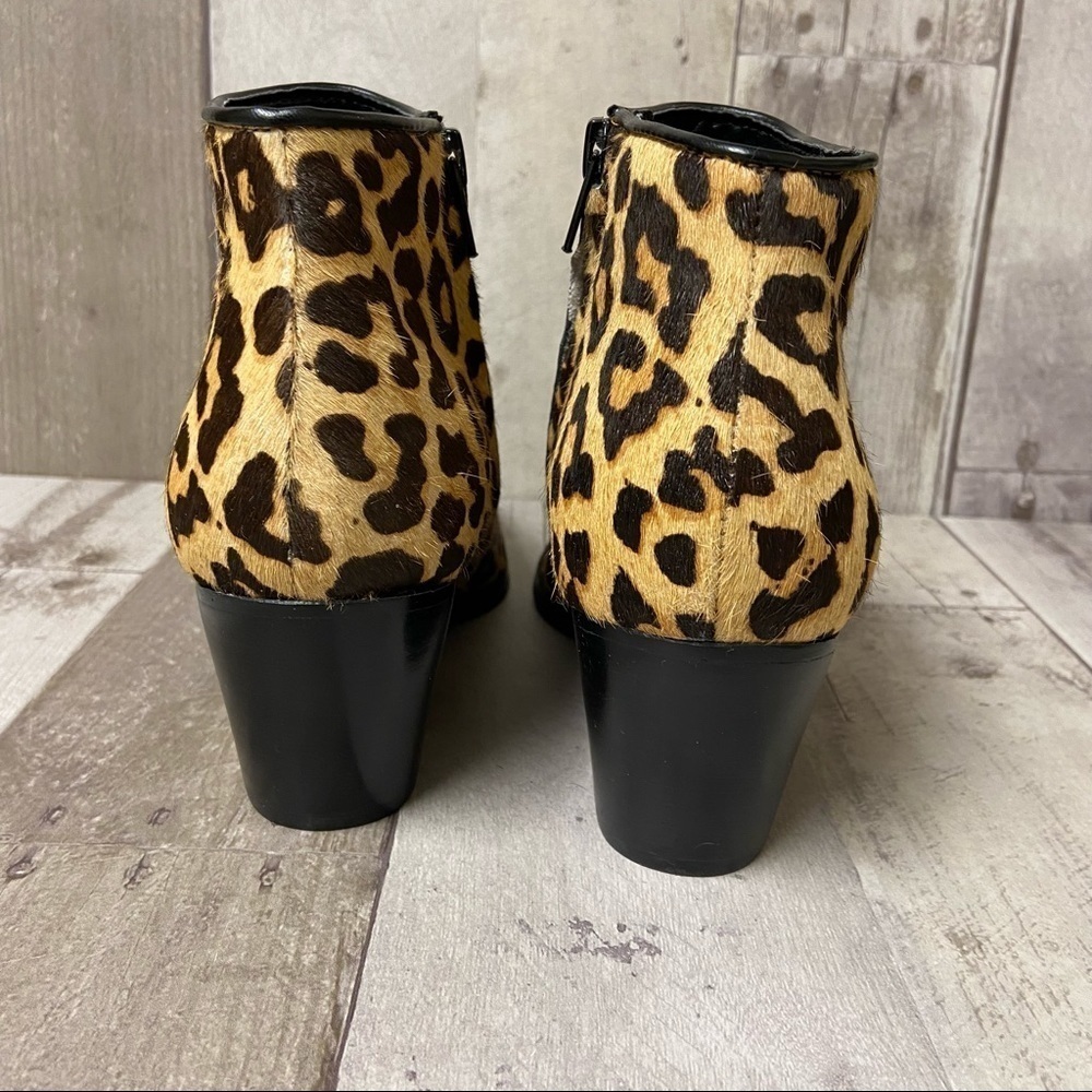 Bleecker & Bond Animal Print Riley Bootie Size 7.5 - Picture 9 of 11